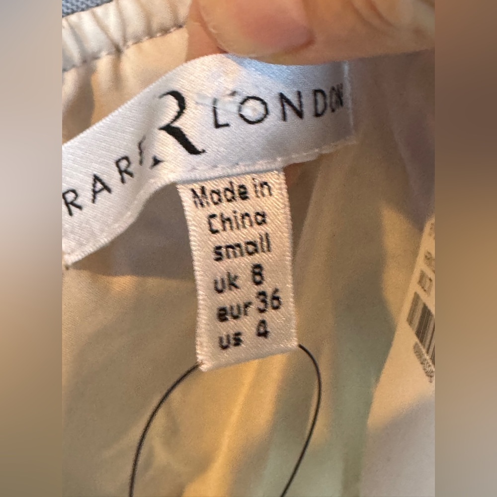 Rare London Floral Flocked Mini Slipdress- Sz Small - Picture 12 of 14